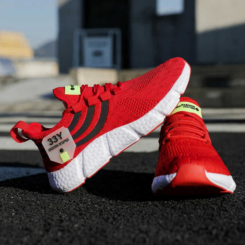 Men's Summer Mesh Sneakers — Breathable Lightweight Outdoor Casual Sport Shoes — view 4 of sneakers