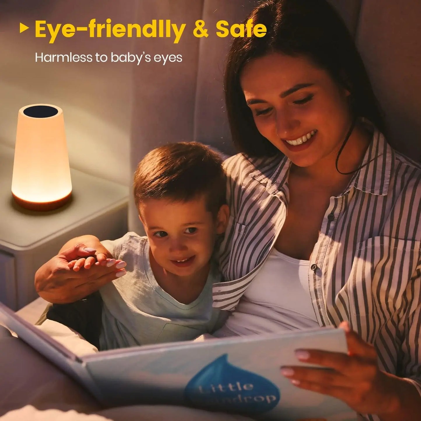 RGB LED Night Light &mdash; 13-Color Remote-Control USB Rechargeable Touch Dimmable Portable Lamp — view 5 of led &amp; smart lighting