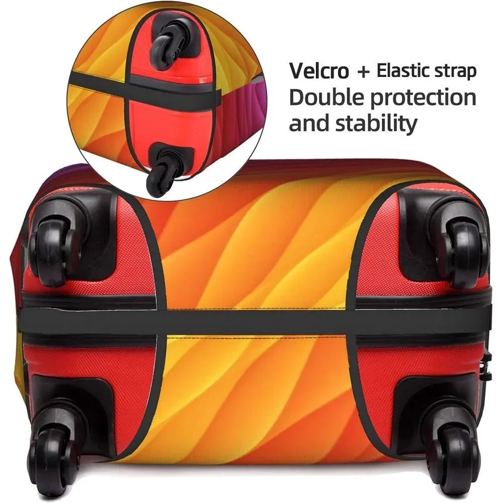 Stretch fabric luggage cover suitcase protector for 18 to 32 inch bags — view 5