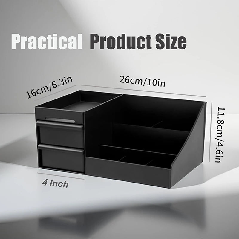 Storage Organizer Cosmetic Drawer Box — Perfume & Cologne Stand for Dresser Bathroom Countertop — view 6 of storage & organisation