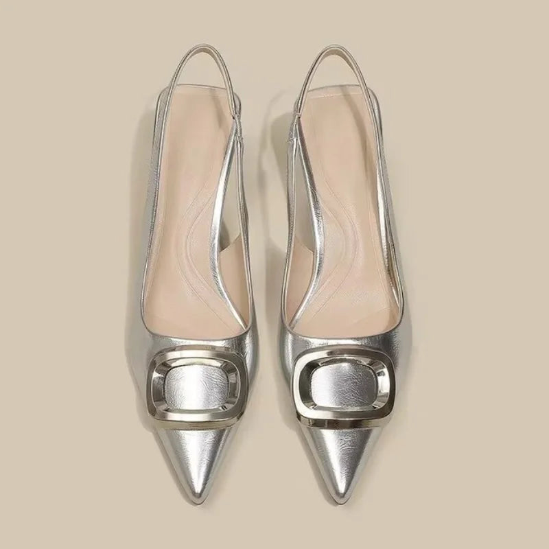 Sandals & Slides — Pointed-Toe Designer Sandals, Bold Lightweight Summer Heels — view 1 of sandals & slides