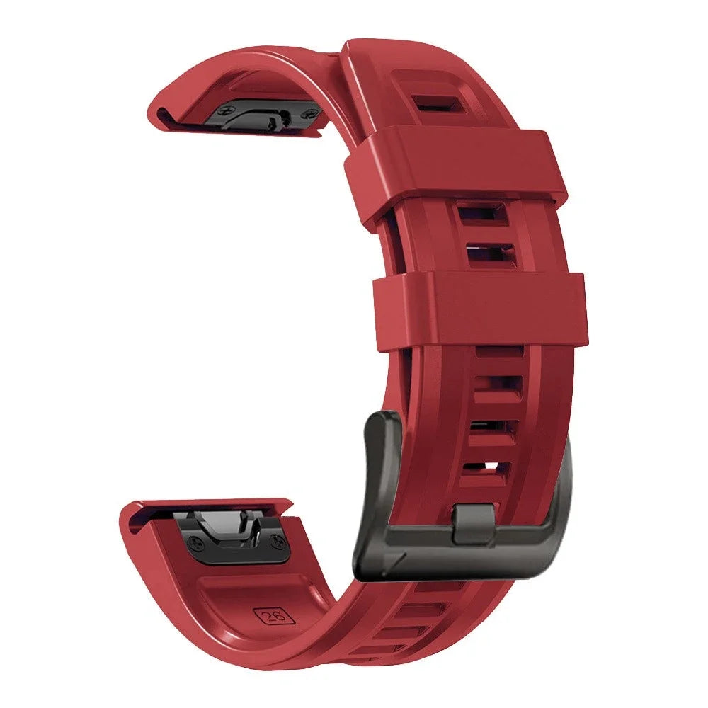 QuickFit Watch Band for Garmin Fenix 8/7/6/5/Epix Pro — 22/26mm Silicone Sport Strap — view 15 of watch straps