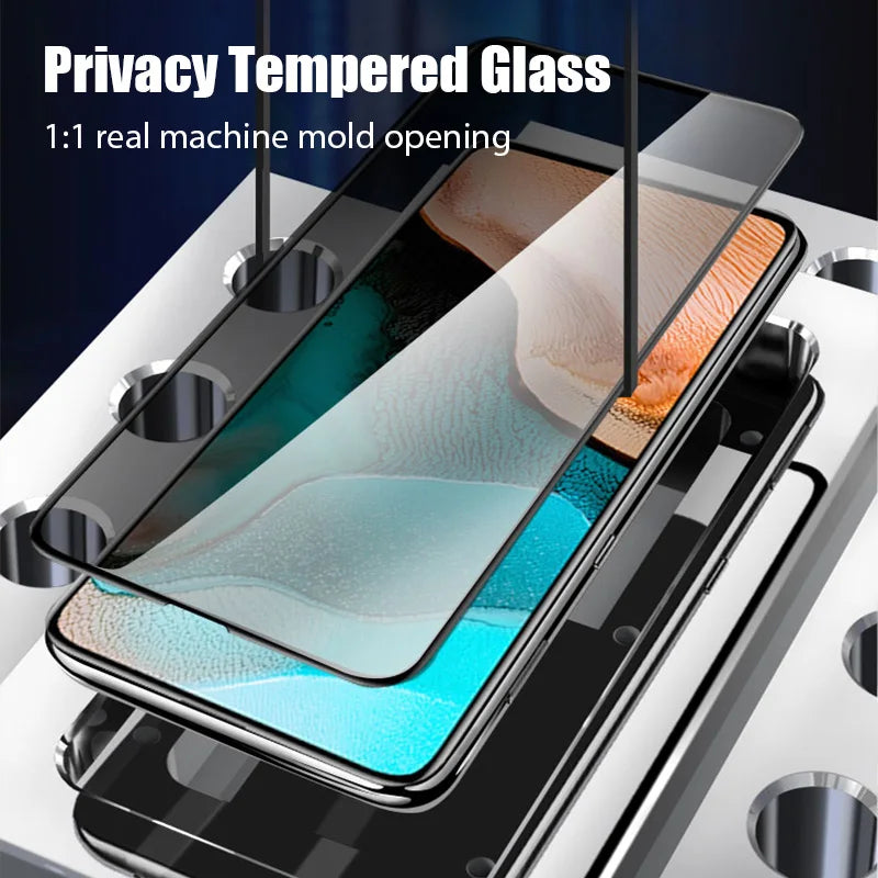 Anti-Spy Privacy Tempered Glass for Samsung Galaxy S25/S24 Ultra + Lens Bundle — view 3 of screen protectors