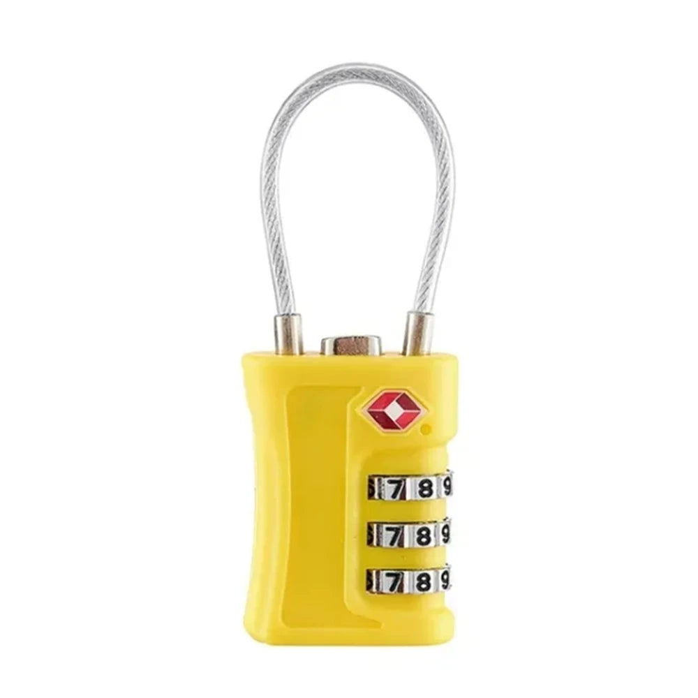TSA Customs Lock 3 digits Travel Password Changeable Lock Digital Lock Zinc Alloy Suitcase Luggage Anti-theft Lock for Airplane — view 8 of product