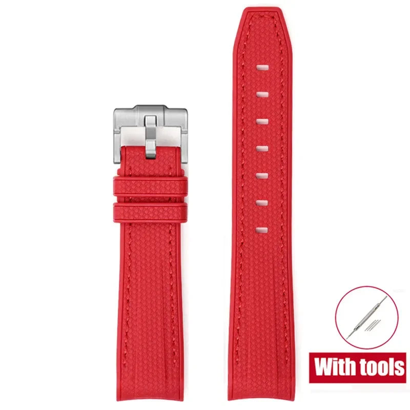 MoonSwatch Diving Strap — 20mm Curved-End Rubber Watch Band for Omega x Swatch