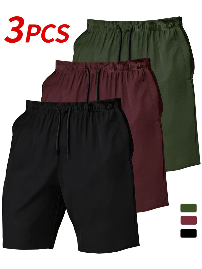 Men&rsquo;s Quick-Dry Shorts Set &mdash; 3-Piece Lightweight Outdoor Sports &amp; Travel Bundle — view 1 of shorts