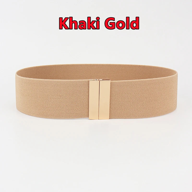 Belts Wide Elastic Women's Waist Belt — Cinch Coat & Dress Belt with Buckle — view 18 of belts