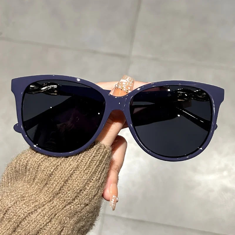 Cat-Eye Sunglasses Designer Vintage 2025 — Viral Women's Retro Lady Brand Editorial Shades — view 8 of sunglasses