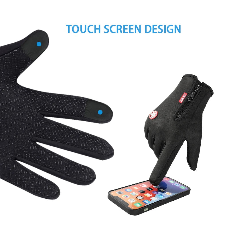 Winter Gloves Waterproof Skin-Friendly Touchscreen — Warm Unisex Cycling & Ski Gloves — view 4 of gloves