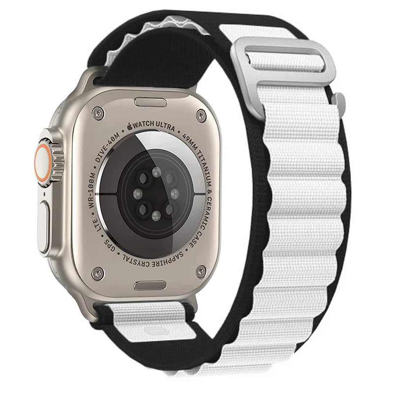 Alpine Loop Strap for Apple Watch Ultra — Nylon Hook Band 42/45/46/49mm — view 14 of watch straps