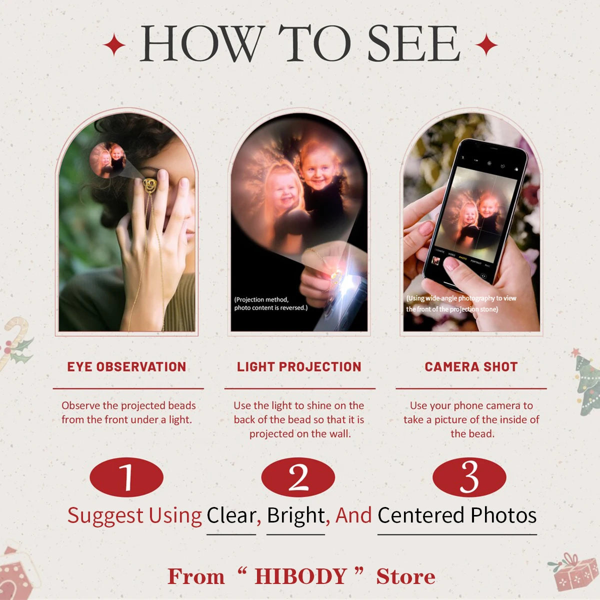 Pearl-Style Custom Photo Projection Bracelet — 6mm Personalized Beads for Couples — view 4 of bracelets