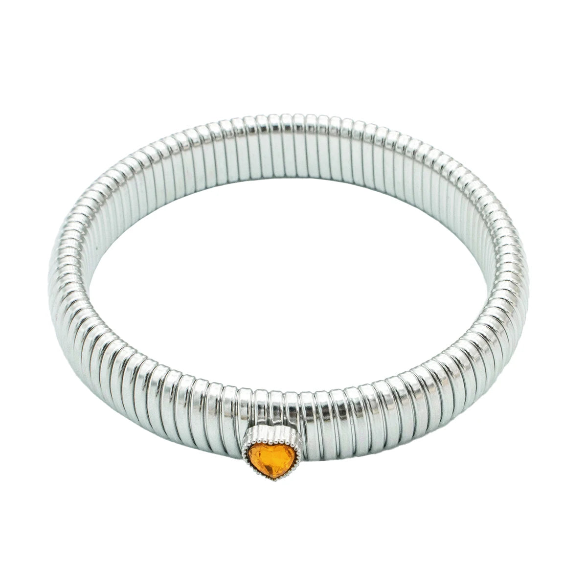 Unisex Waterproof Retro Polished Bracelet — 18K Gold Plated Thick Metal Jewelry — view 7 of jewelry