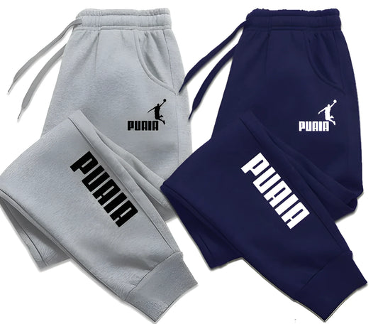 Men's Streetwear Print Jogger Pants — Autumn Winter Harajuku Sport Trousers — view 1 of men's clothing