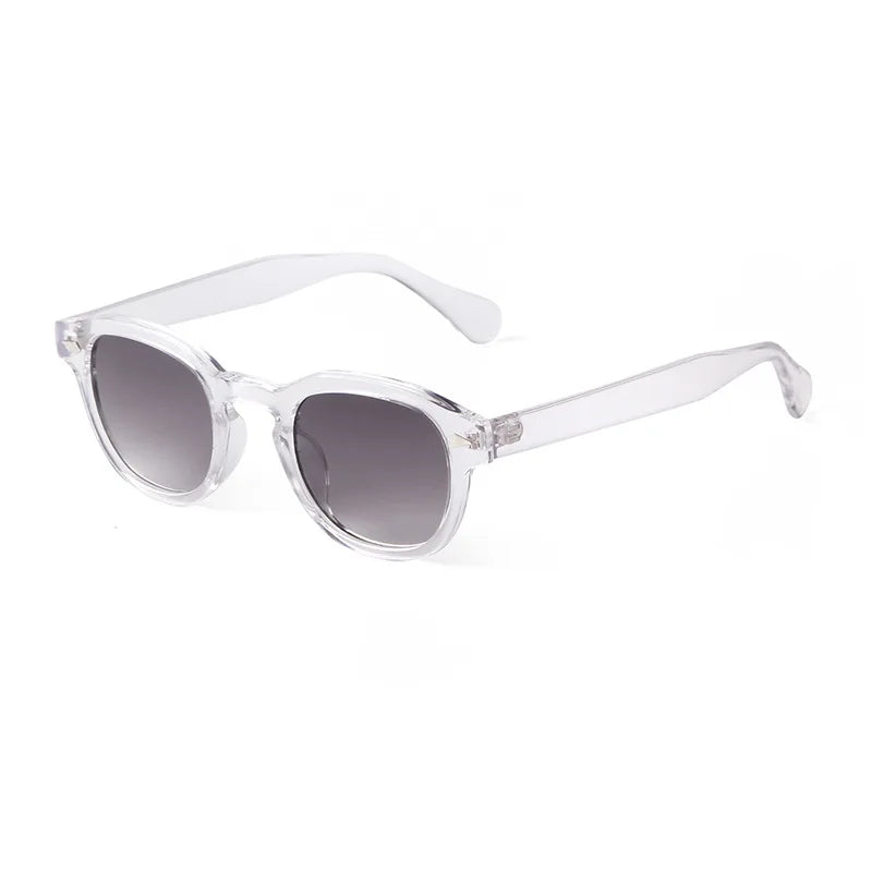 Vintage Round Shell Sunglasses for Women, Retro Rivet, UV400 — view 18 of sunglasses