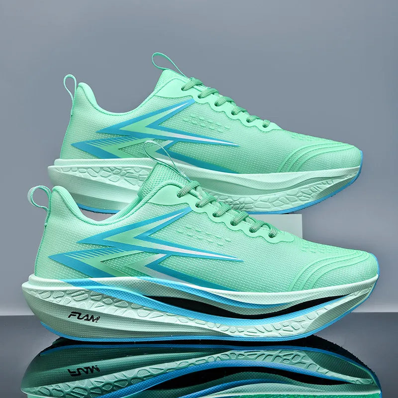 Carbon Board Running Sneakers — Marathon Lightweight Non-Skid Breathable Trainers — view 9 of sneakers