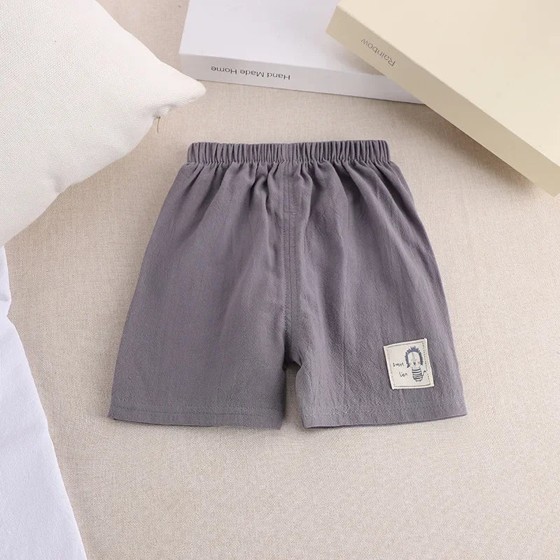 Kids Cotton-Linen Summer Shorts – Cute & Comfy (1-5 Years)