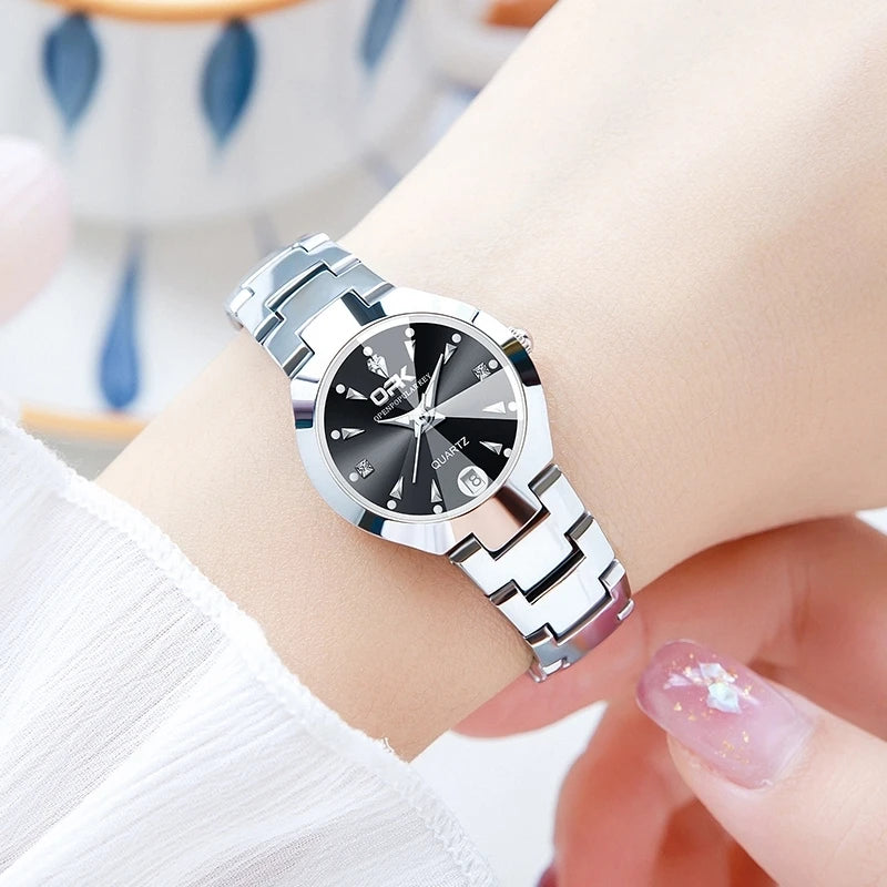 OPK 8105 Women's Luxury Watch — Waterproof Zircon Luminous Wristwatch — view 3 of watches