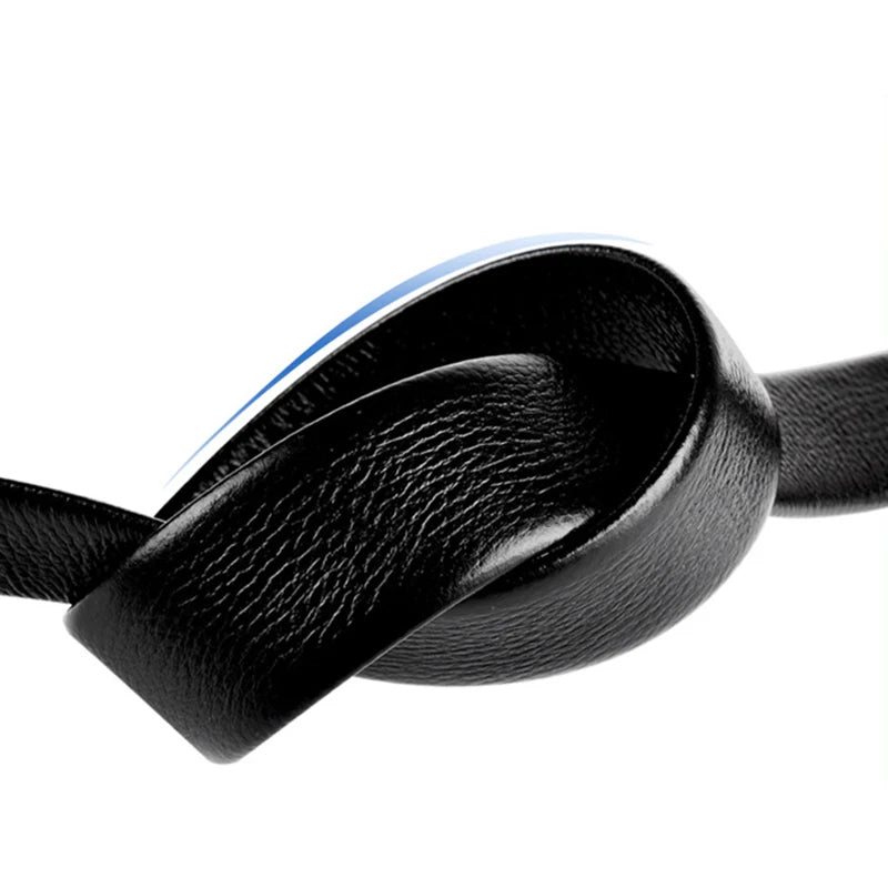 Belts Replacement Genuine Leather Strap 3.5cm — Body-Only for Automatic Buckles — view 3 of belts