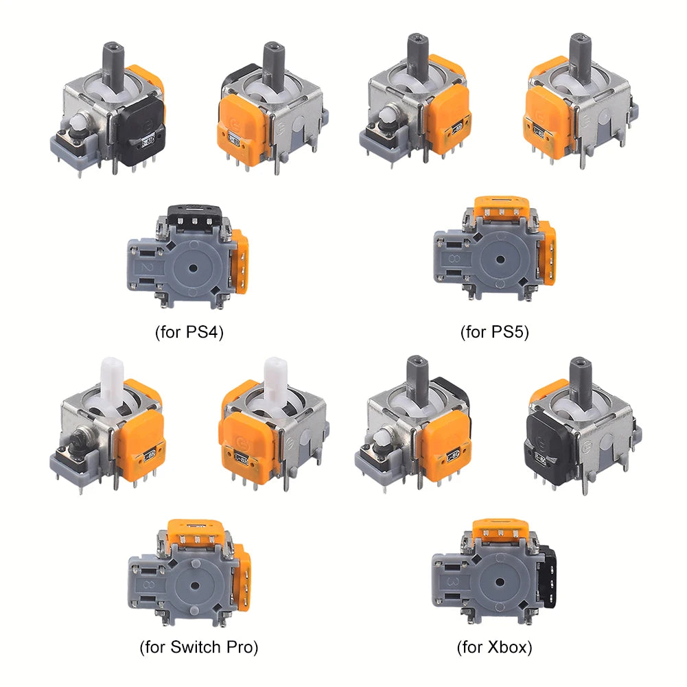 2PCS Hall Effect 3D Analog Stick Sensor Modules – Replacement Joystick for Switch Pro