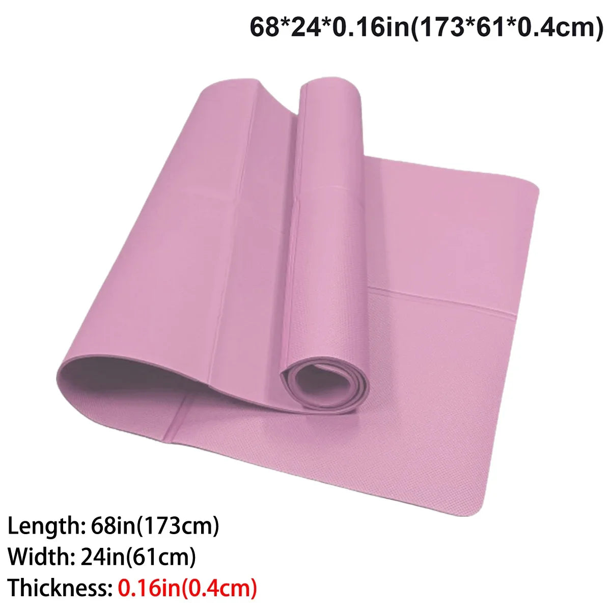 Foldable Yoga Mat Eco Friendly EVA Folding Travel Fitness Exercise Mat 3mm/4mm/6mm Thicknesses for Yoga Pilates & Floor Workouts — view 16 of product