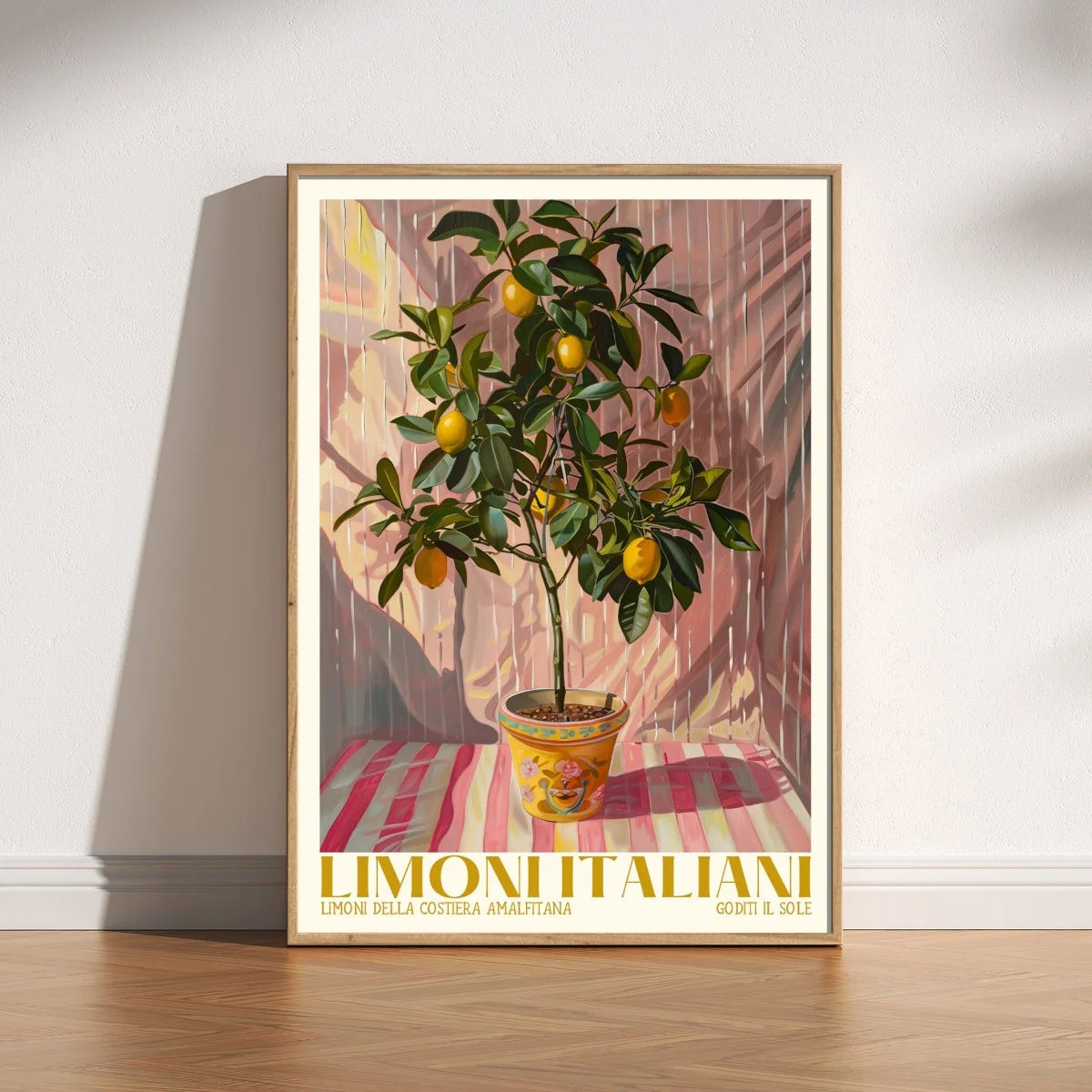 Italian Lemon Tree Canvas Poster &mdash; Cottagecore Landscape Spring Wall Art for Home Decor — view 11 of wall art & prints