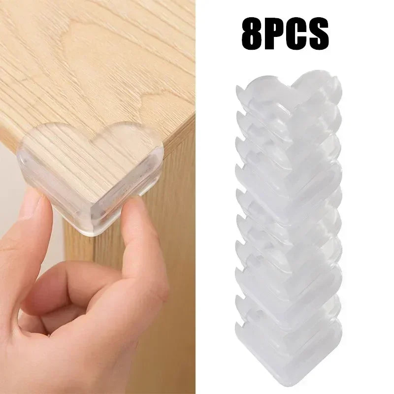 Transparent Baby Edge Protection Strip - Anti-Bump Furniture Guard with Tape — view 19 of baby safety