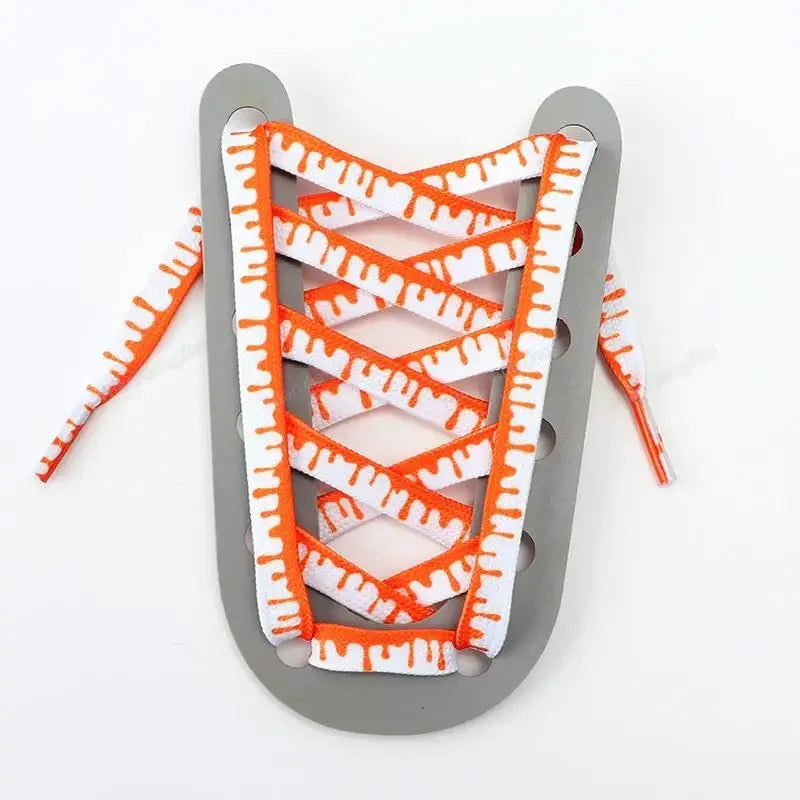 Rainbow Ice-Cream Shoelaces — Elastic No-Tie Sneaker Laces — view 14 of shoe accessories
