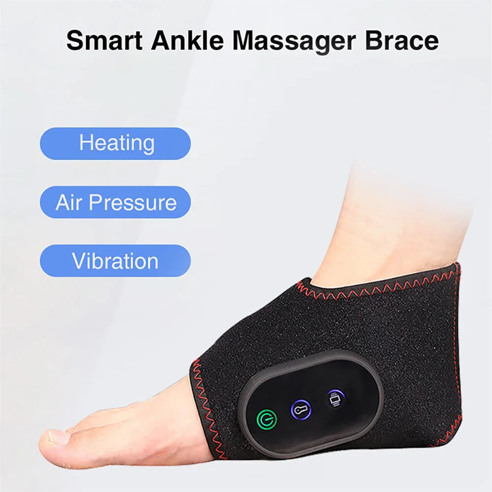 Electric Heated Foot Warmer Massager — Pair with Vibration for Men & Women — view 4 of recovery & massage