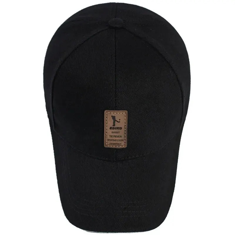 Four Seasons Baseball Cap Cotton — Year-Round Sun Protection Men's Sports Sun Hat Bestseller — view 4 of hats & caps
