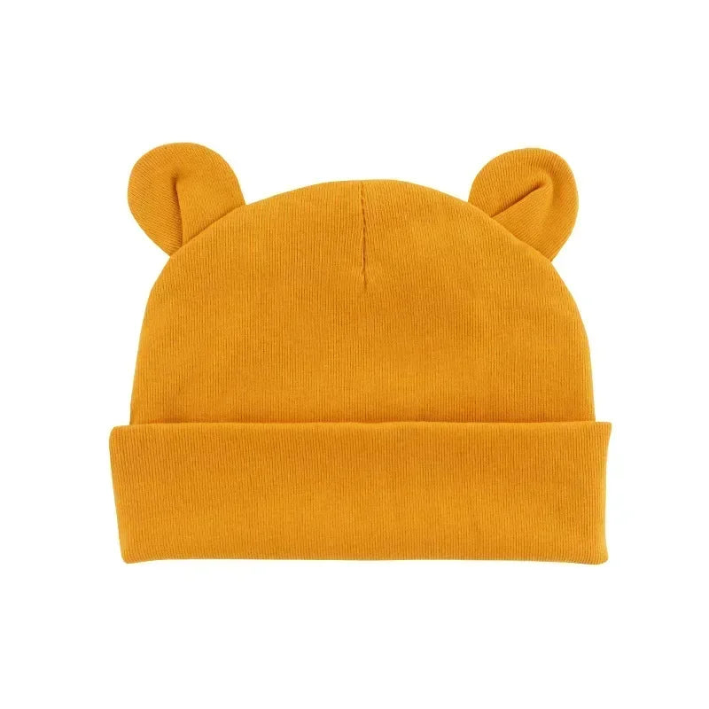 Newborn Ear-Shape Bonnet - Cotton Photography-Prop Hat for Babies 0-1Y — view 14 of baby hats