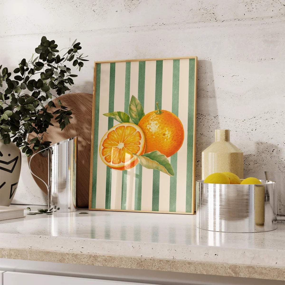 Italian Lemon Tree Canvas Poster &mdash; Cottagecore Landscape Spring Wall Art for Home Decor — view 20 of wall art & prints