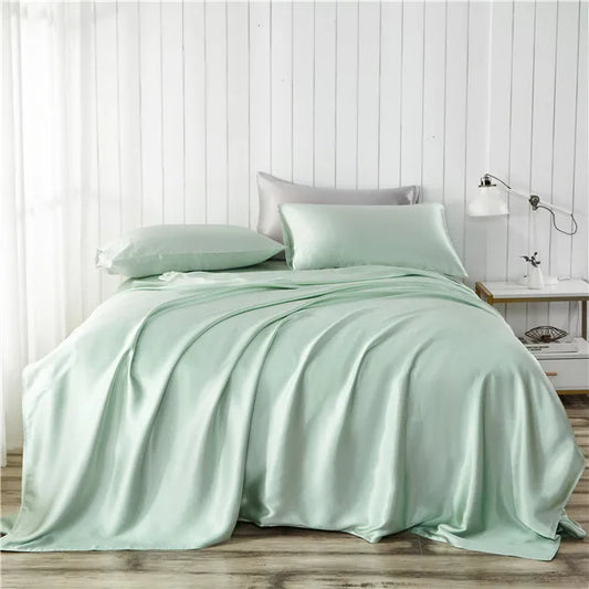 Super Soft and Fresh Feeling Twin Size/Queen Size/King Size Silk Bedding Set