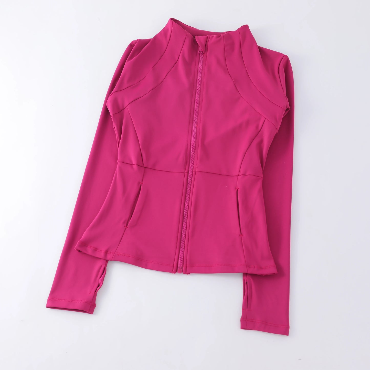 Women’s High-Elastic Yoga Coat — Round-Neck Loose Long-Sleeve Fitness Top — view 12 of sports & fitness