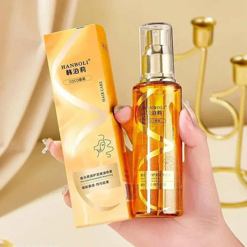 100ml Premium Harmless Hair Oil Spray Scented Nourishing Conditioning Oil Deeply Moisturizing Hair Curly Sheen Spray Gift Women