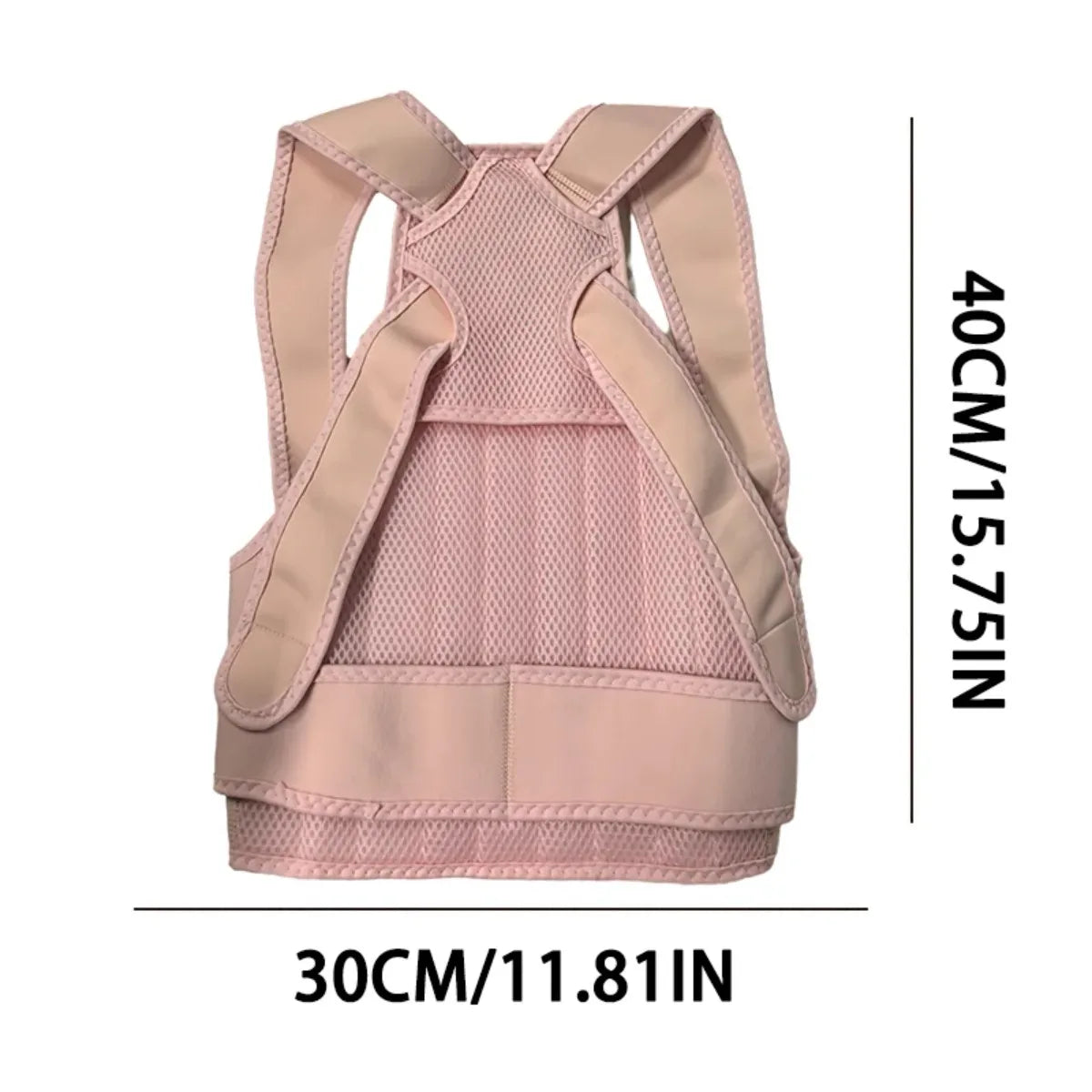 Adjustable Hunchback Posture Corrector Vest — Discreet Daily Trainer — view 2 of braces & support
