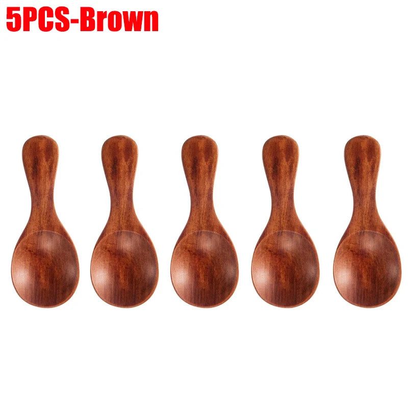 Mini Natural Wooden Spoons — Tea, Honey, Coffee & Spice Tasting Set (1-10 Pcs) — view 12 of dining & tableware
