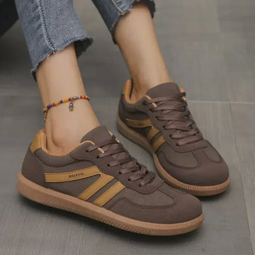Women's Lightweight Slip-On Sneakers — Outdoor Walking Flat Loafer Comfort — view 1 of sneakers