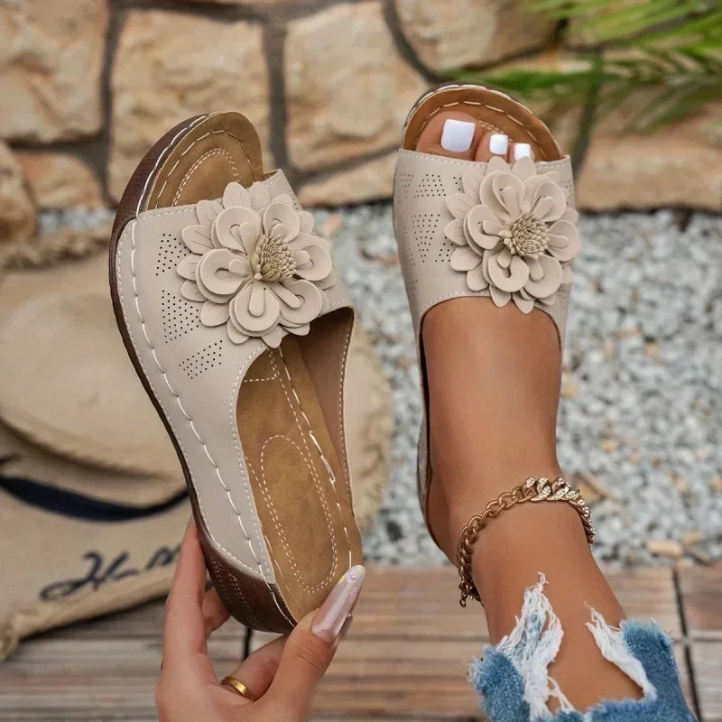 Low-Platform Slipper Slides — Elegant Fashion Sandals for Casual Wear — view 7 of sandals & slides