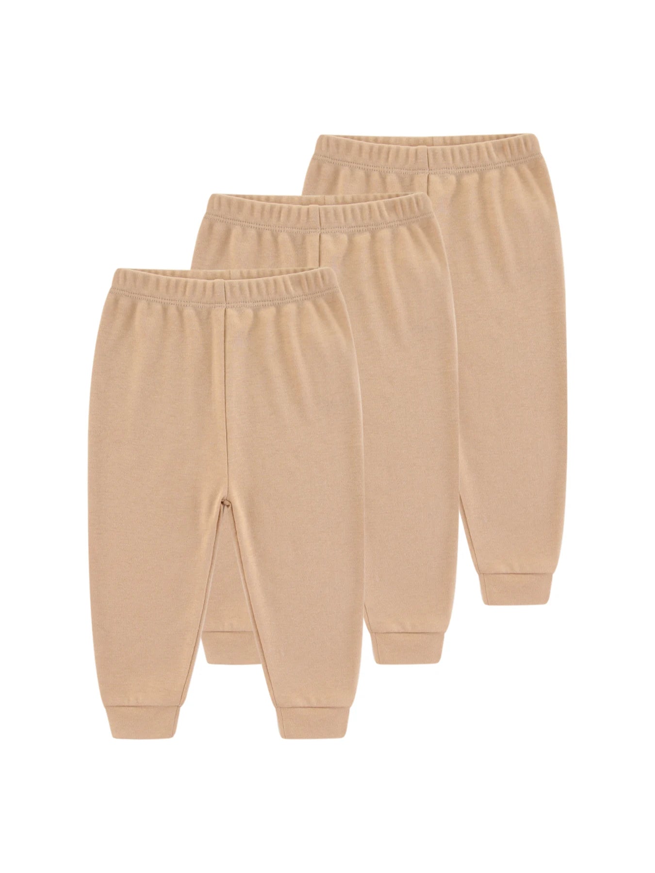 Baby Boys & Girls 100% Cotton Pants - Four-Seasons Soft Solid Pants (1/3 Pack) — view 2 of baby bottoms