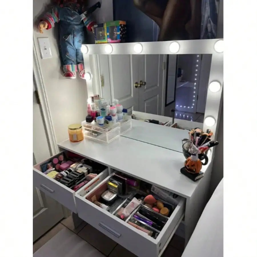24-Piece Clear Acrylic Drawer & Desk Storage Organizer Set — product photo 6