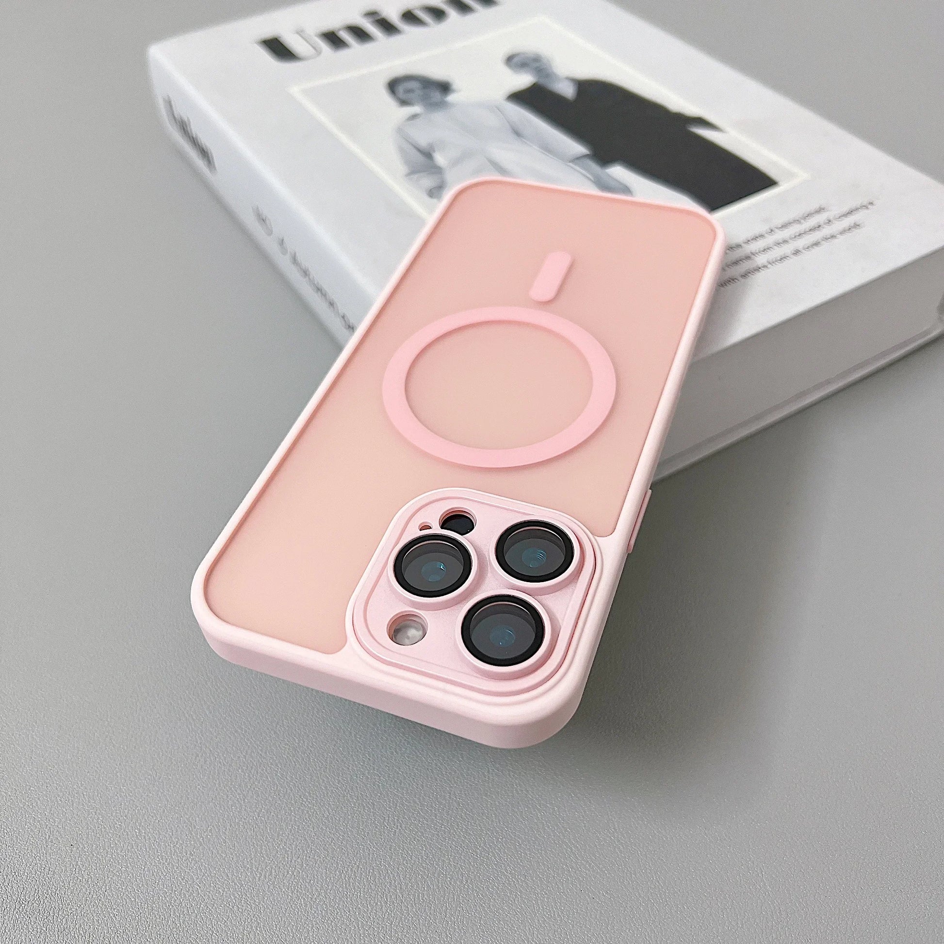 Magnetic Matte Translucent Armor MagSafe Case for iPhone 11–17 Pro Max — view 7 of phone cases