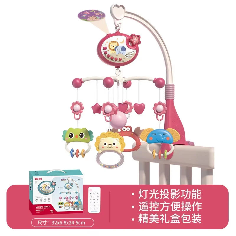 Musical Baby Crib Mobile with Light Projector - Lullaby Nursery Soother — view 7 of baby mobiles