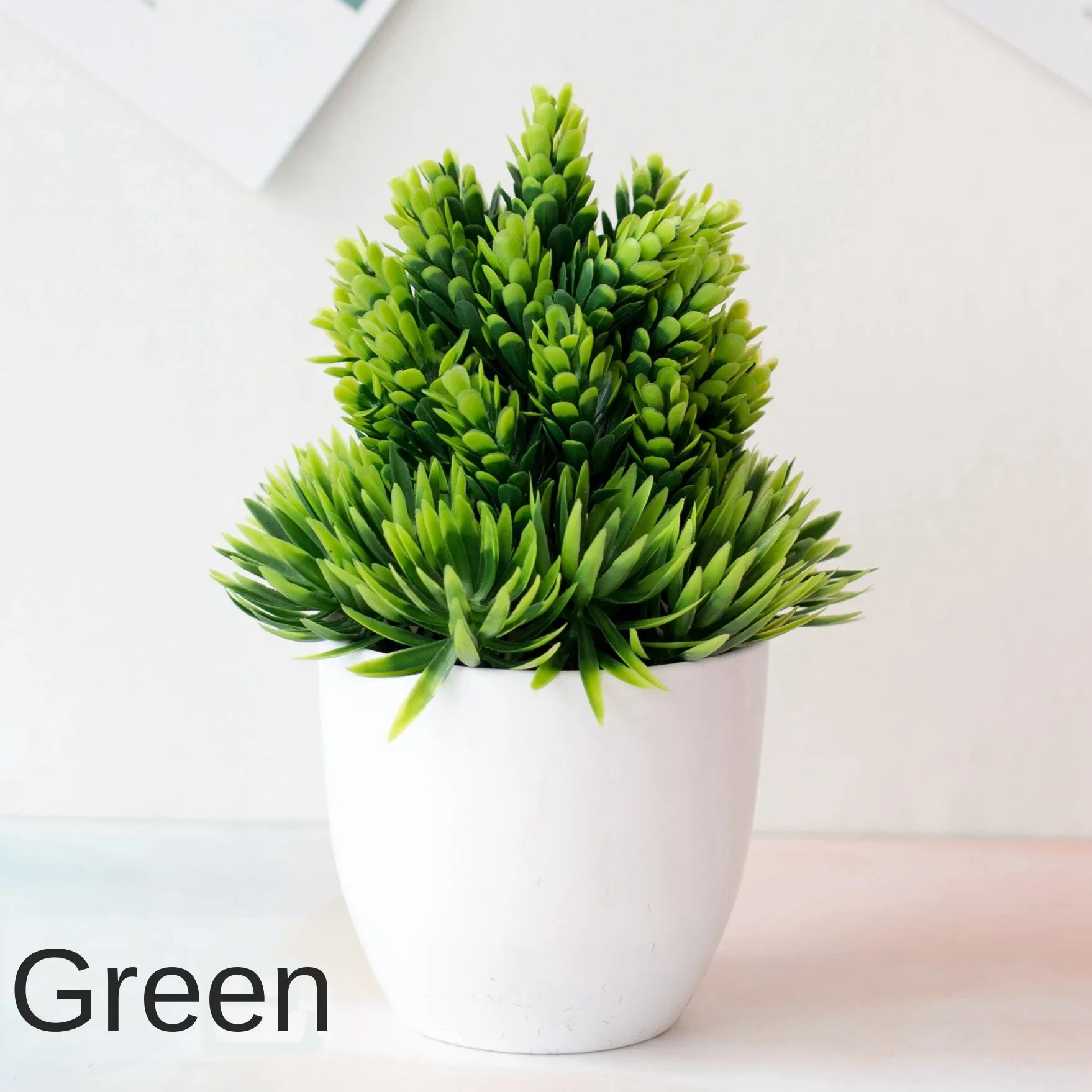 Home Decor Artificial Bonsai Plant — Faux Green Small Tree in Pot for Home, Office & Garden — view 20 of home decor