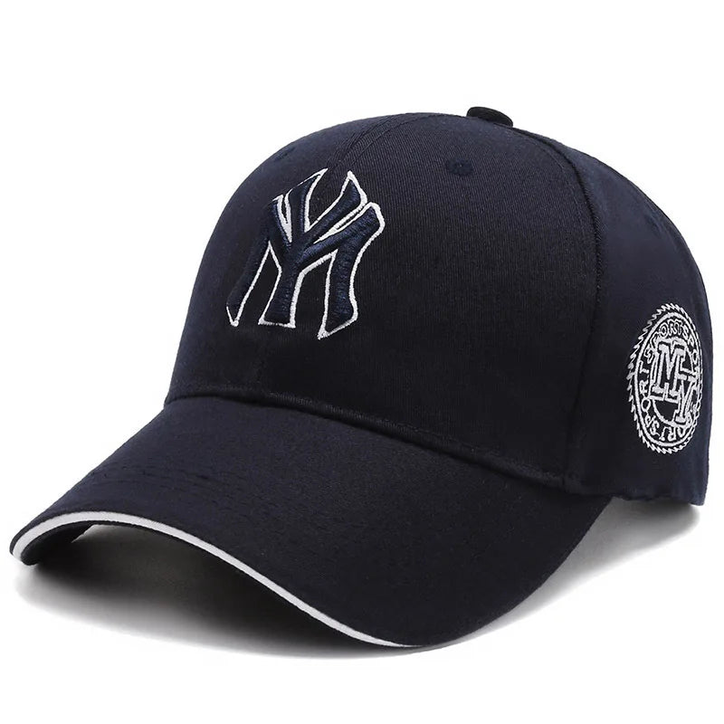 MY Embroidery Flat-Bill Baseball Cap - Unisex Teen Streetwear Snapback — view 11 of baseball caps
