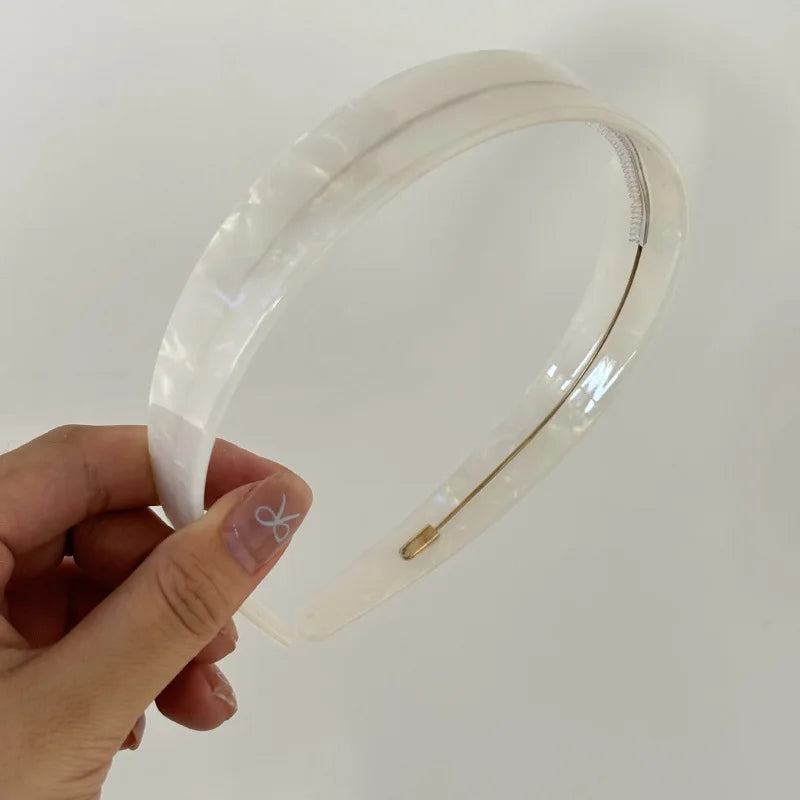 Fashion Acetate Headband  BLOND HAVANA Color Matching Hair Band Wide Headband Women Girls Hair Accessories — view 15 of product