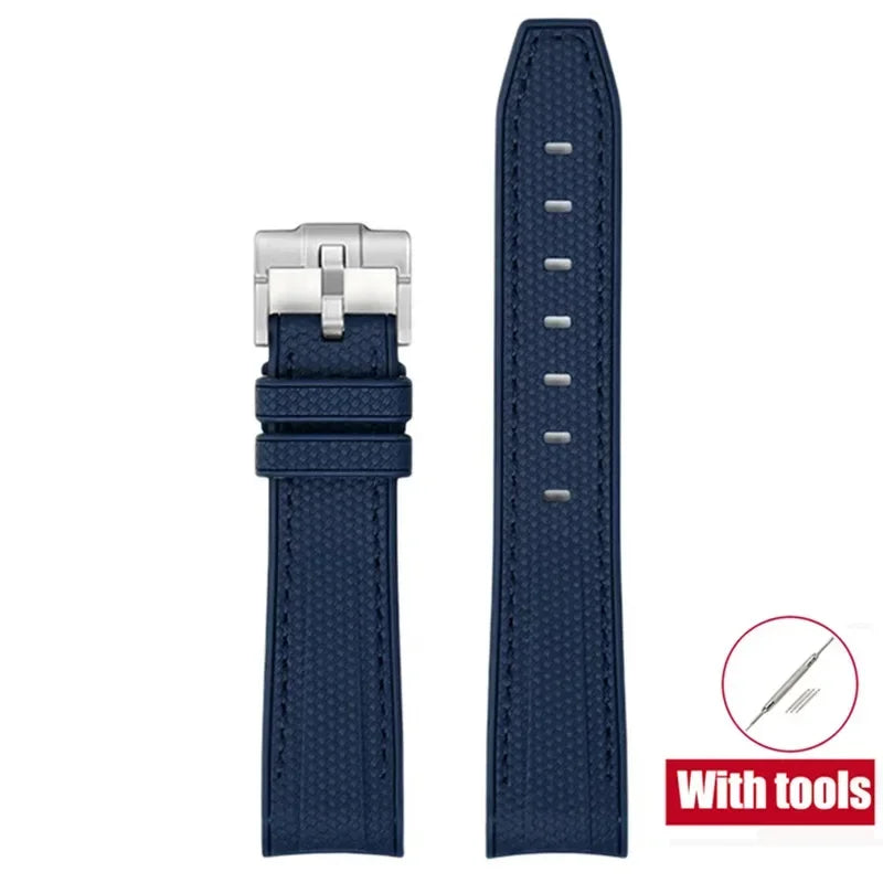 MoonSwatch Diving Strap — 20mm Curved-End Rubber Watch Band for Omega x Swatch