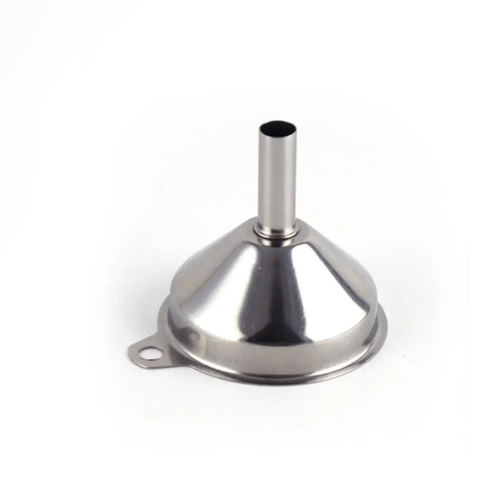 Wide-Mouth Stainless Steel Funnel &mdash; Cooking Oil Filter &amp; Spice Strainer with Handle — view 2 of kitchen gadgets