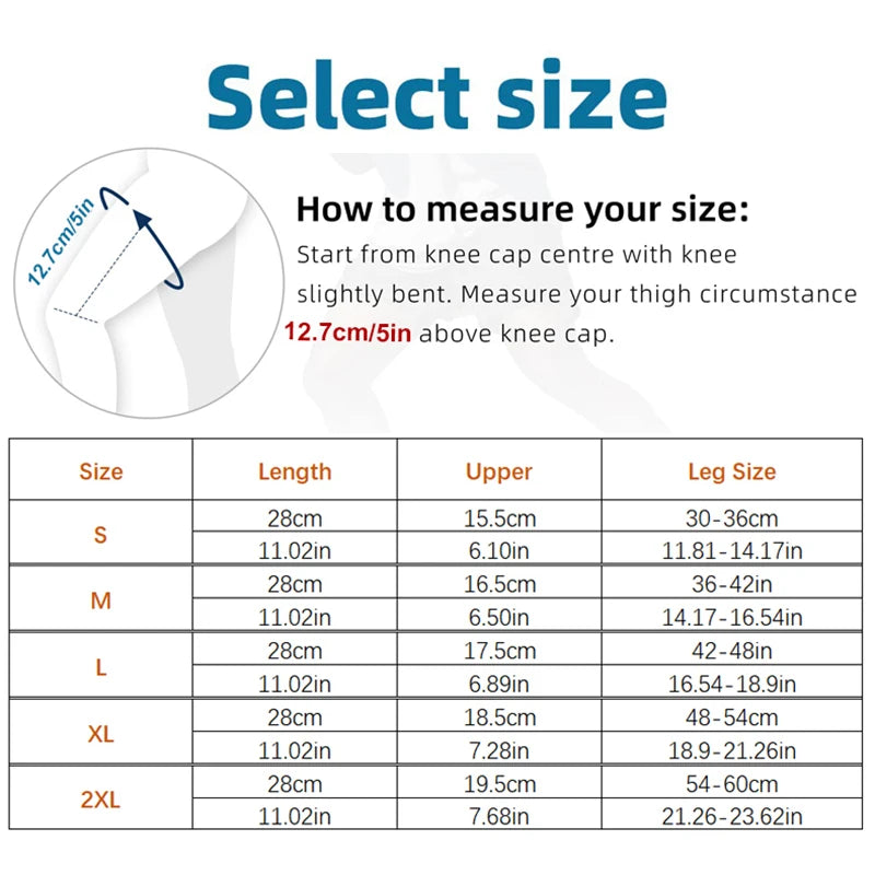 Orthopedic Knee Compression Sleeve — Copper Nylon Patella Stabilizer — view 2 of braces & support