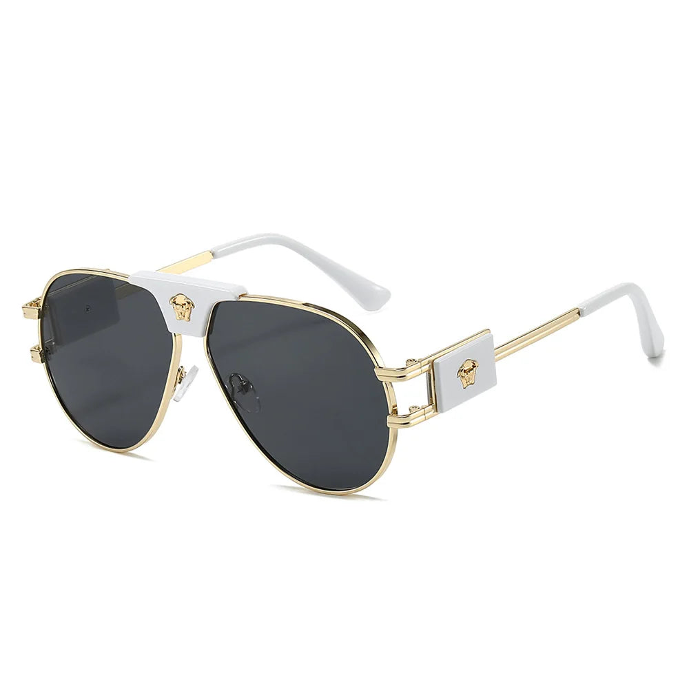 Classic Aviator Sunglasses — Women's UV400 Metal-Frame Sun Glasses — view 5 of sunglasses