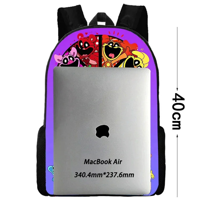 Barbie Child School Backpack with Lunch Bags ,Pencil Bags ,School Bags for Boys Girls Best Gift